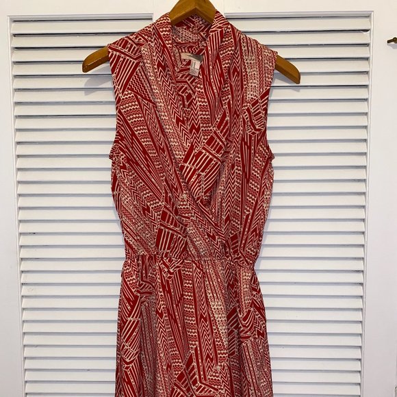 Patterned Work Dress - Picture 1 of 2